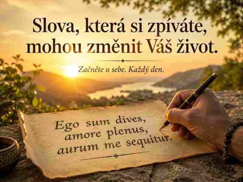       
          Začal jsem si zpívat tuto latinskou větu. To, co následovalo, mě překvapilo.
      
