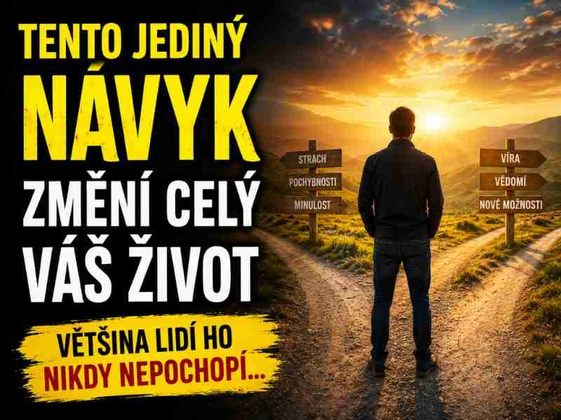 Tento jediný návyk změní celý Váš život. Většina lidí ho nikdy nepochopí